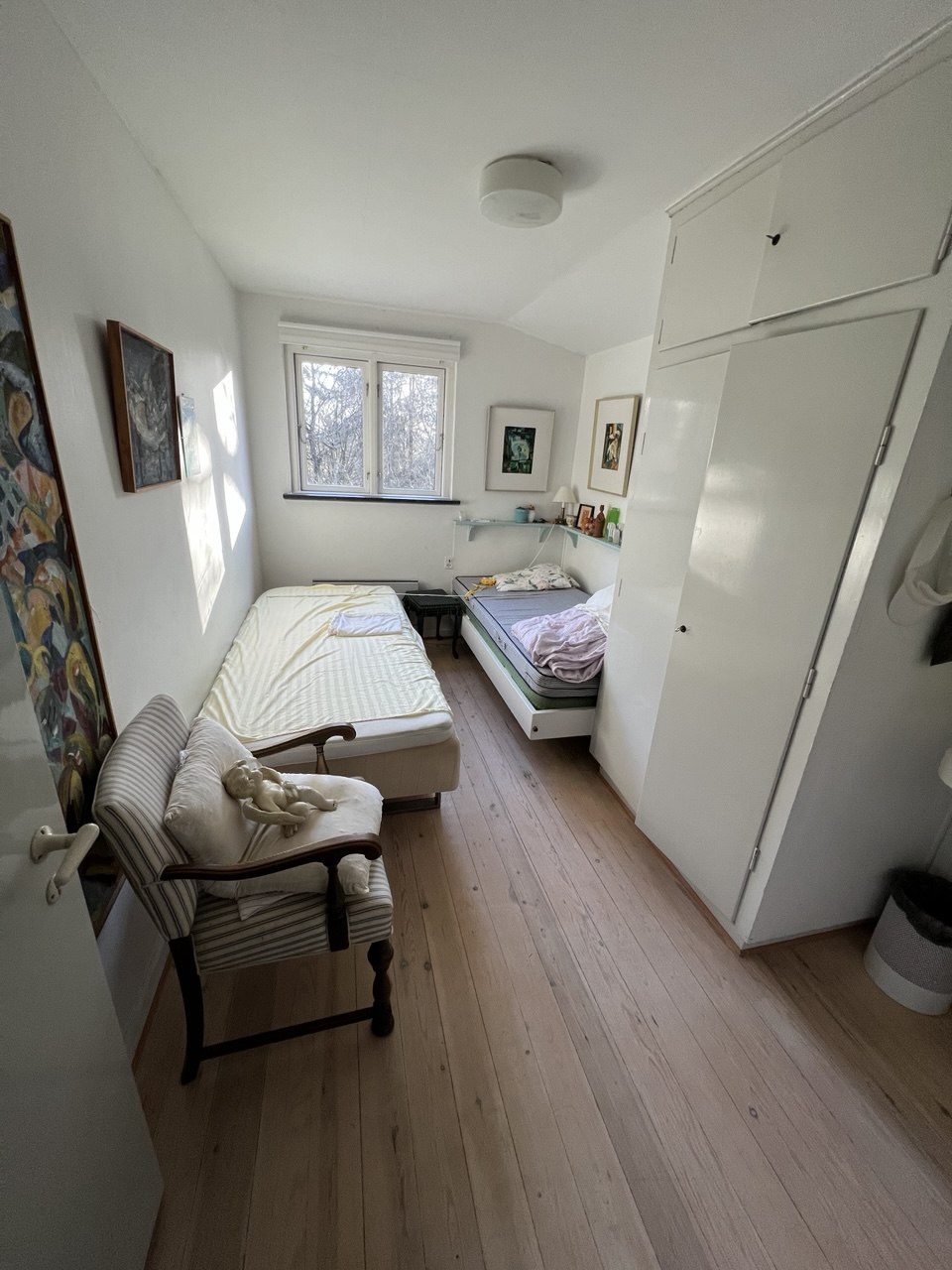 Soveværelse i sommerhuset